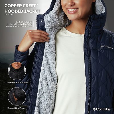 Women s Columbia Copper Crest Hooded Quilted Jacket