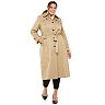 Plus Size Tower by London Fog Maxi Trench Coat
