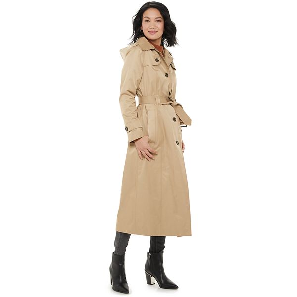 Women's TOWER by London Fog Maxi Trench Coat