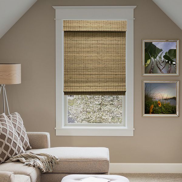 Radiance Cordless Privacy Weave Roman Shade