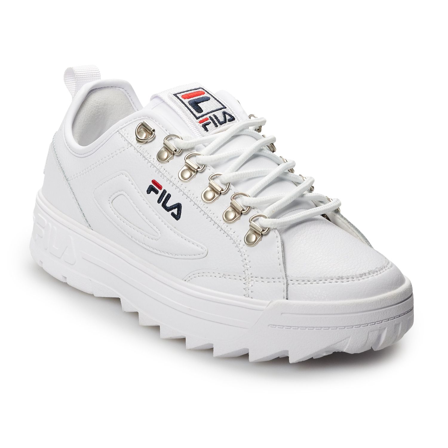 womens fila white sneakers