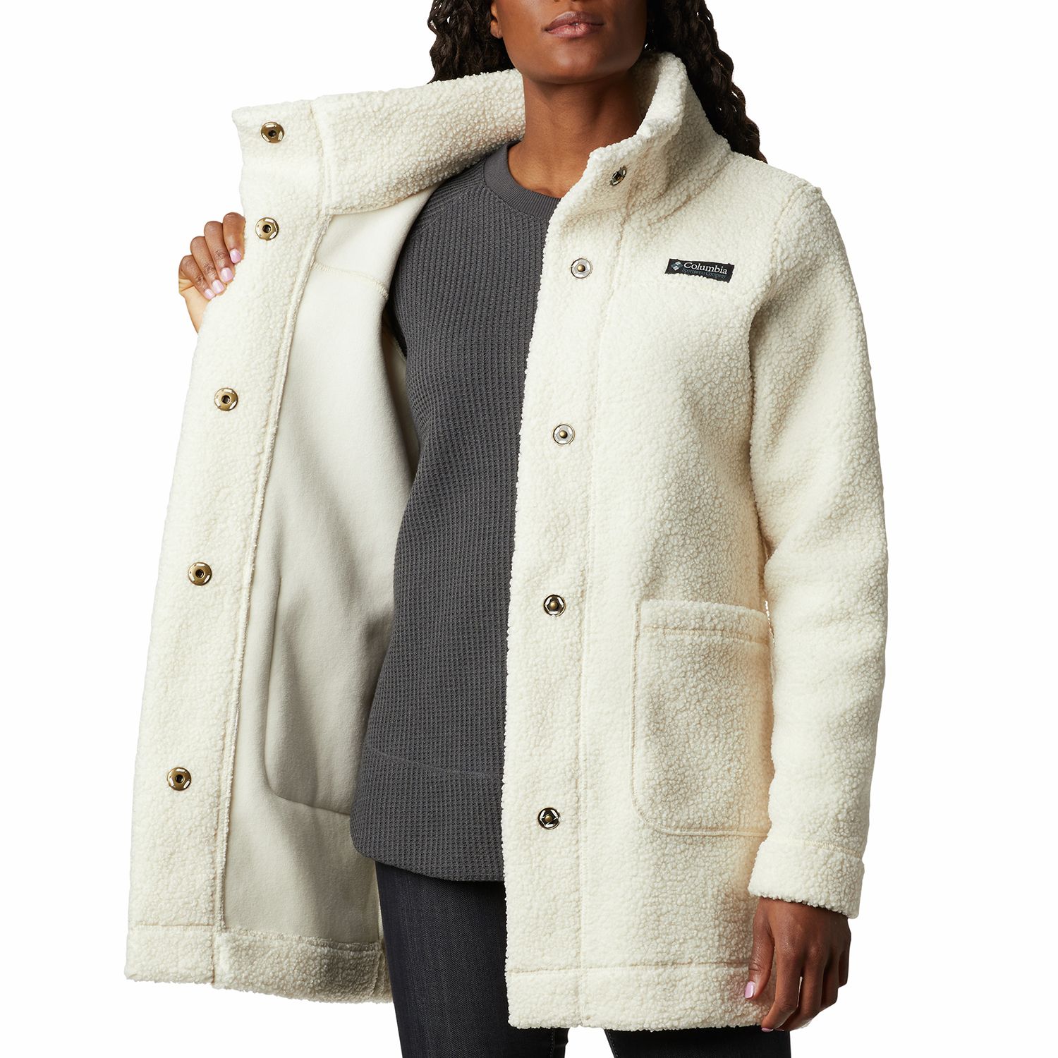 columbia panorama long jacket plus size