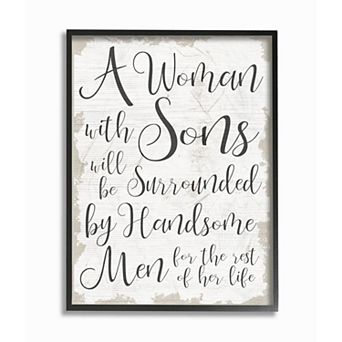 Stupell Home Decor Handsome Sons Wall Art
