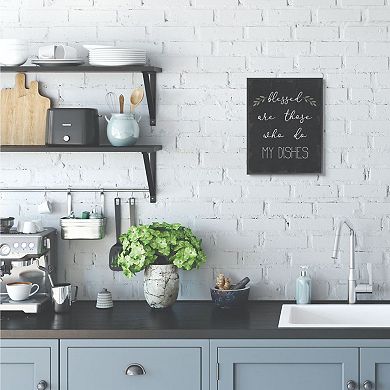 Stupell Home Decor Blessed Dishes Framed Wall Art