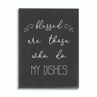 Stupell Home Decor Blessed Dishes Framed Wall Art