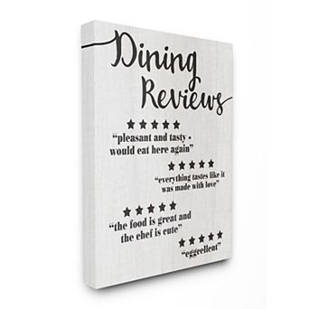 Stupell Home Decor Dining Reviews Five Star Kitchen Canvas Wall Art