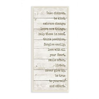 Stupell Home Decor Take Chances Family Plaque Wall Art
