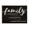 Stupell Home Decor Family Crazy Loud Love Plaque Wall Art
