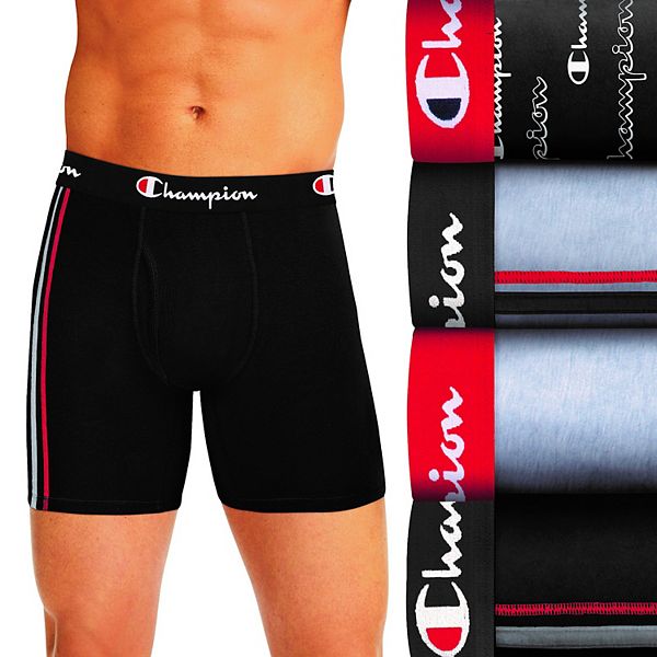 Luscious Fæstning propel Men's Champion® 4-pack Everyday Comfort Stretch Boxer Briefs