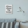 Stupell Home Decor Clean My House Plaque Wall Art