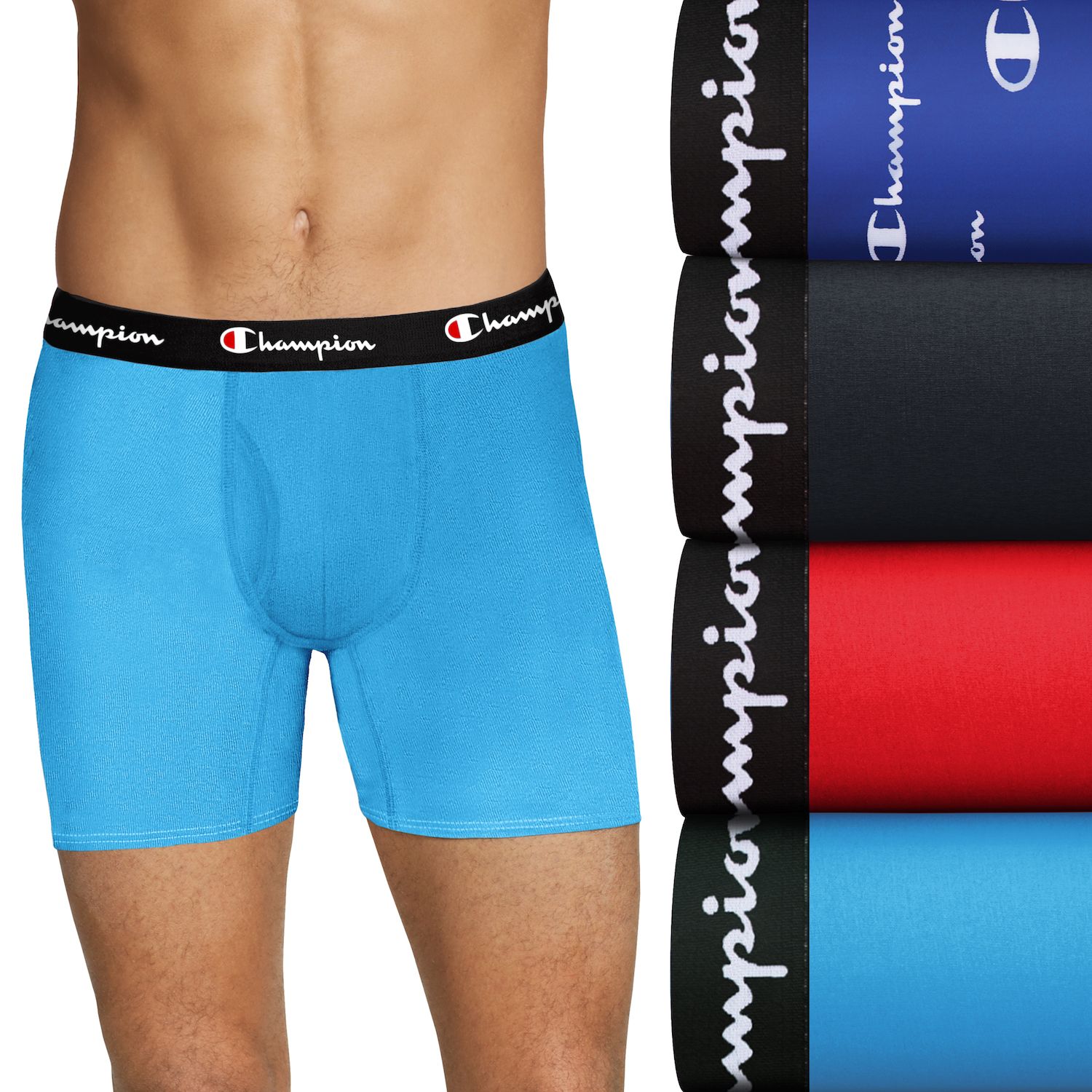 champion men's boxer brief 5 pack