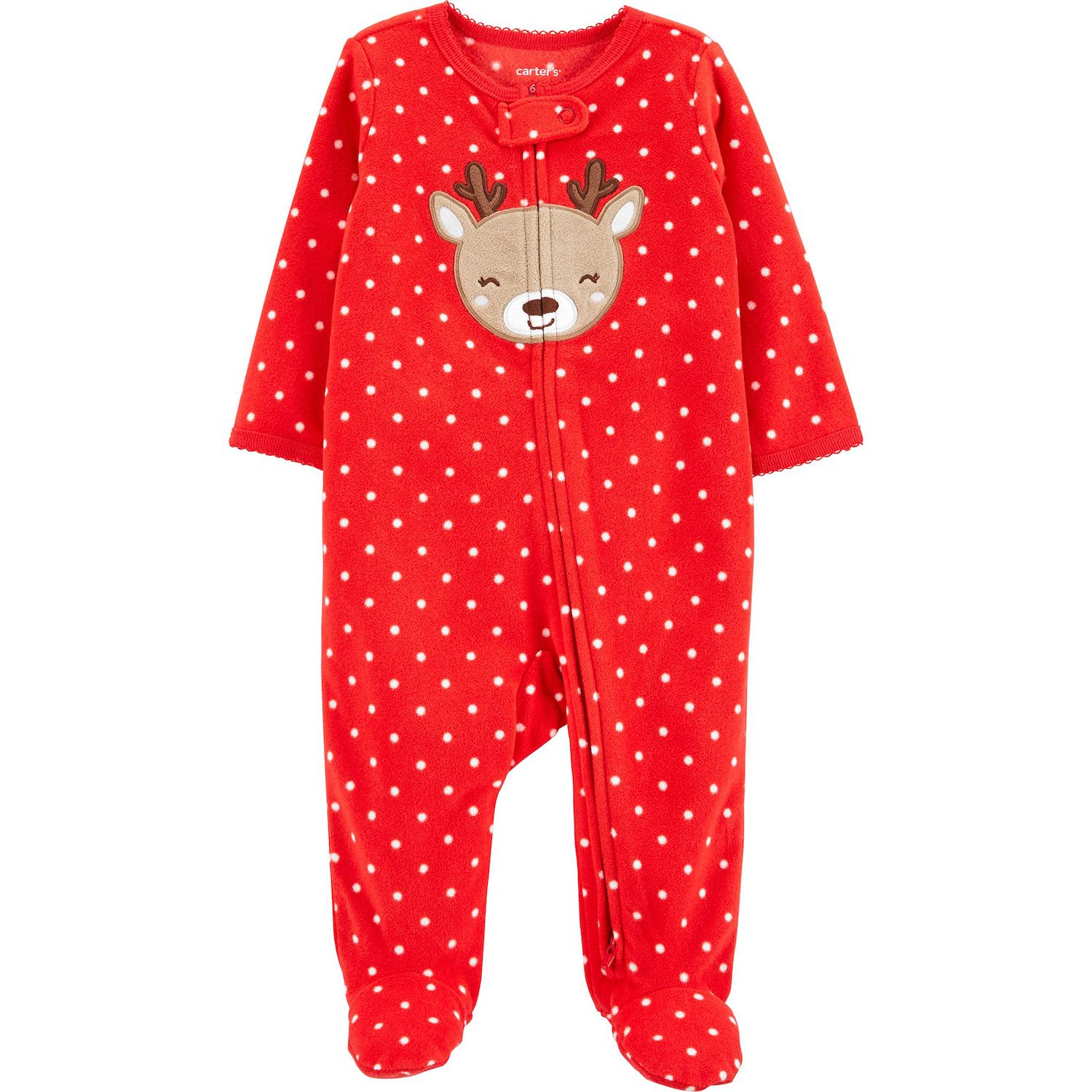 carters baby girl christmas pajamas