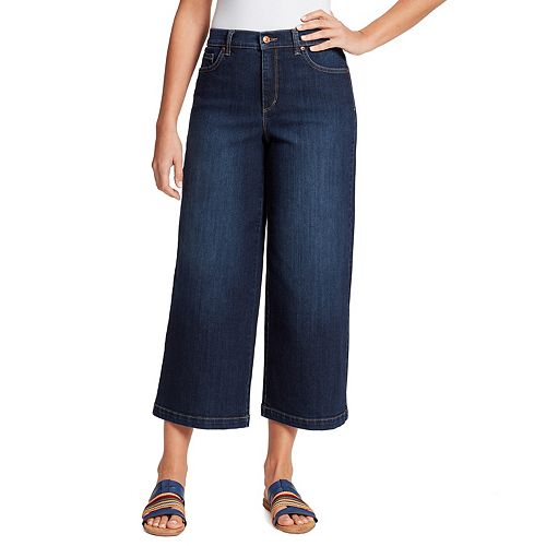Women's Gloria Vanderbilt Amanda Wide-Leg Crop Jeans