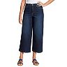 gloria vanderbilt women's amanda wide leg cropped jeans