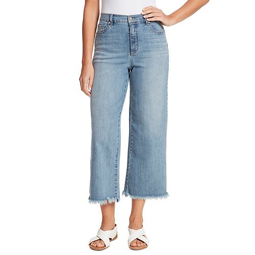 Women's Gloria Vanderbilt Amanda Wide-Leg Crop Jeans