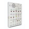 Stupell Home Decor Wine Glasses Infographic Canvas Wall Art