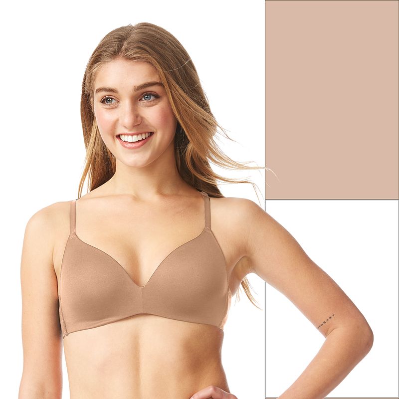 Juniors' SO® 2-Pack Wireless Bra Set SO51-025, Girl's, Size: 34 B, White Nude