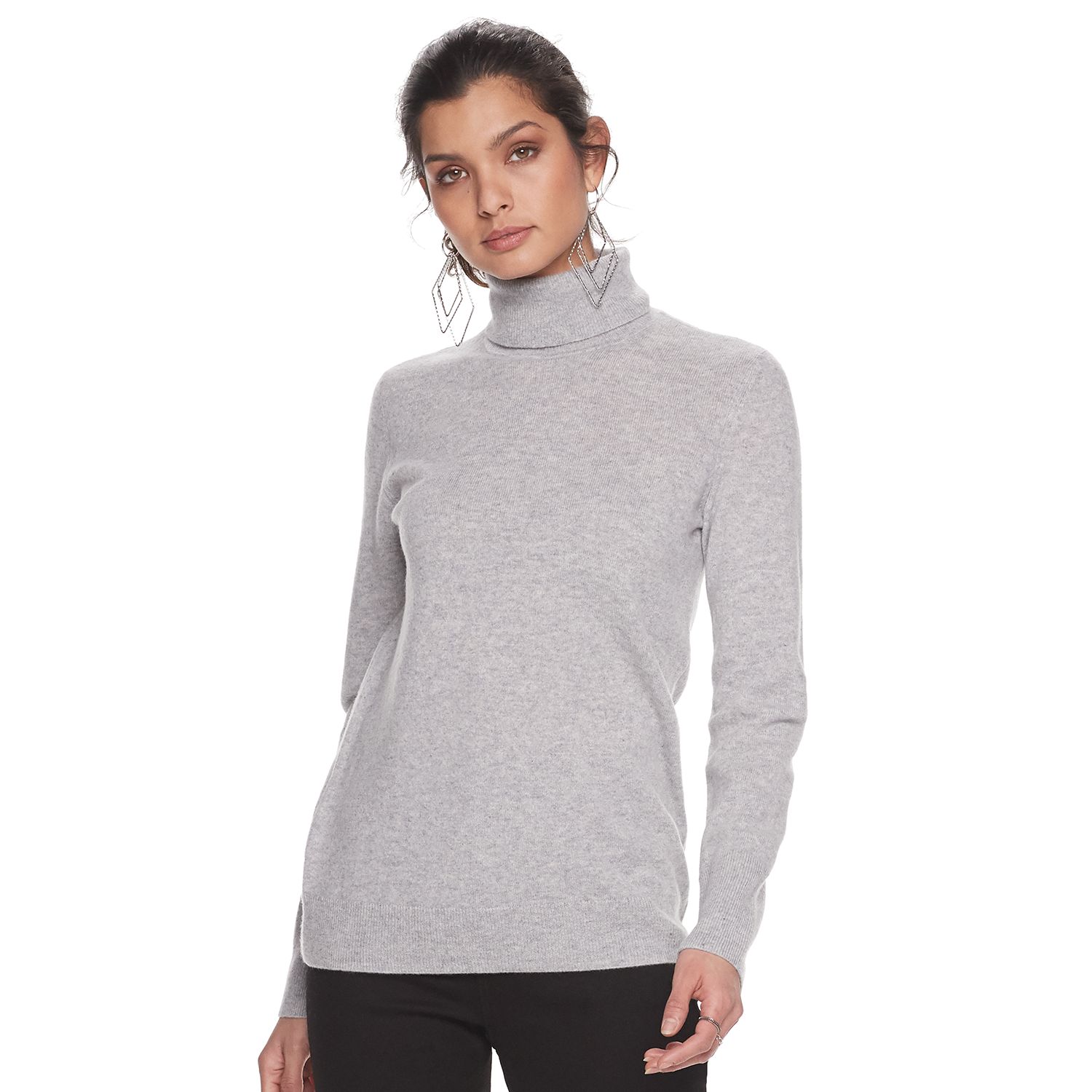grey turtlenecks