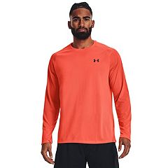 Men's Nike Orange Cleveland Browns Fan Gear Team Stack Hoodie Performance  Long Sleeve T-Shirt