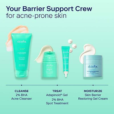 Skinfix Acne+ 2% BHA + Azelaic Acid + Niacinamide + AHA Cleanser