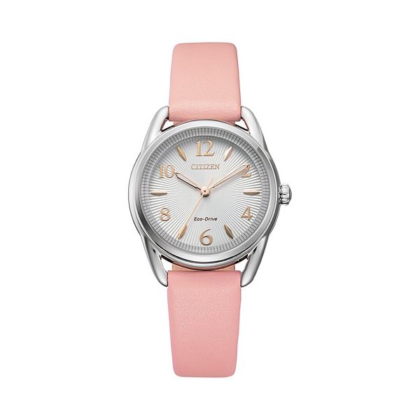 Drive from Citizen Eco-Drive Women's Pink Leather Band Watch 