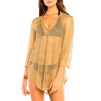 Women's Jordan Taylor Beachwear Shirttail Tunic Cover Up