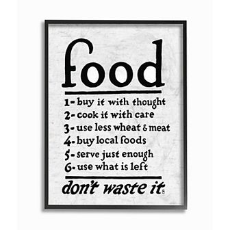 Stupell Home Decor Food Steps Wall Art