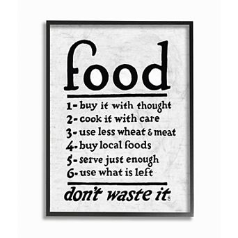 Stupell Home Decor Food Steps Wall Art