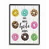 Stupell Home Decor "Eat More Hole Foods" Donuts Wall Art
