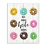 Stupell Home Decor "Eat More Hole Foods" Donuts Wall Plaque Art