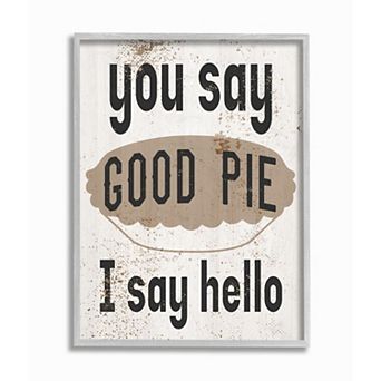 Stupell Home Decor "Good Pie" Textured Wall Art