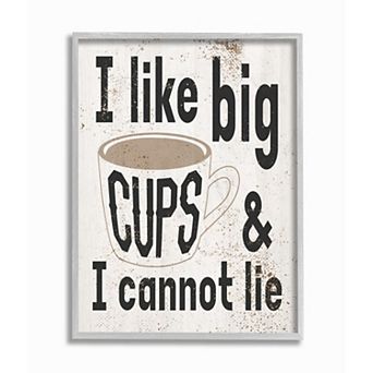 Stupell Home Decor Big Cups Wall Art