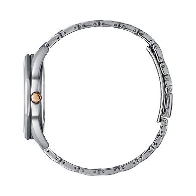 Citizen Eco-Drive Men's Corso Diamond Accent Two Tone Stainless Steel Watch - BM7496-56G