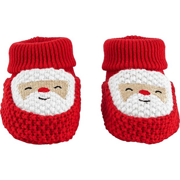 Baby on sale santa booties