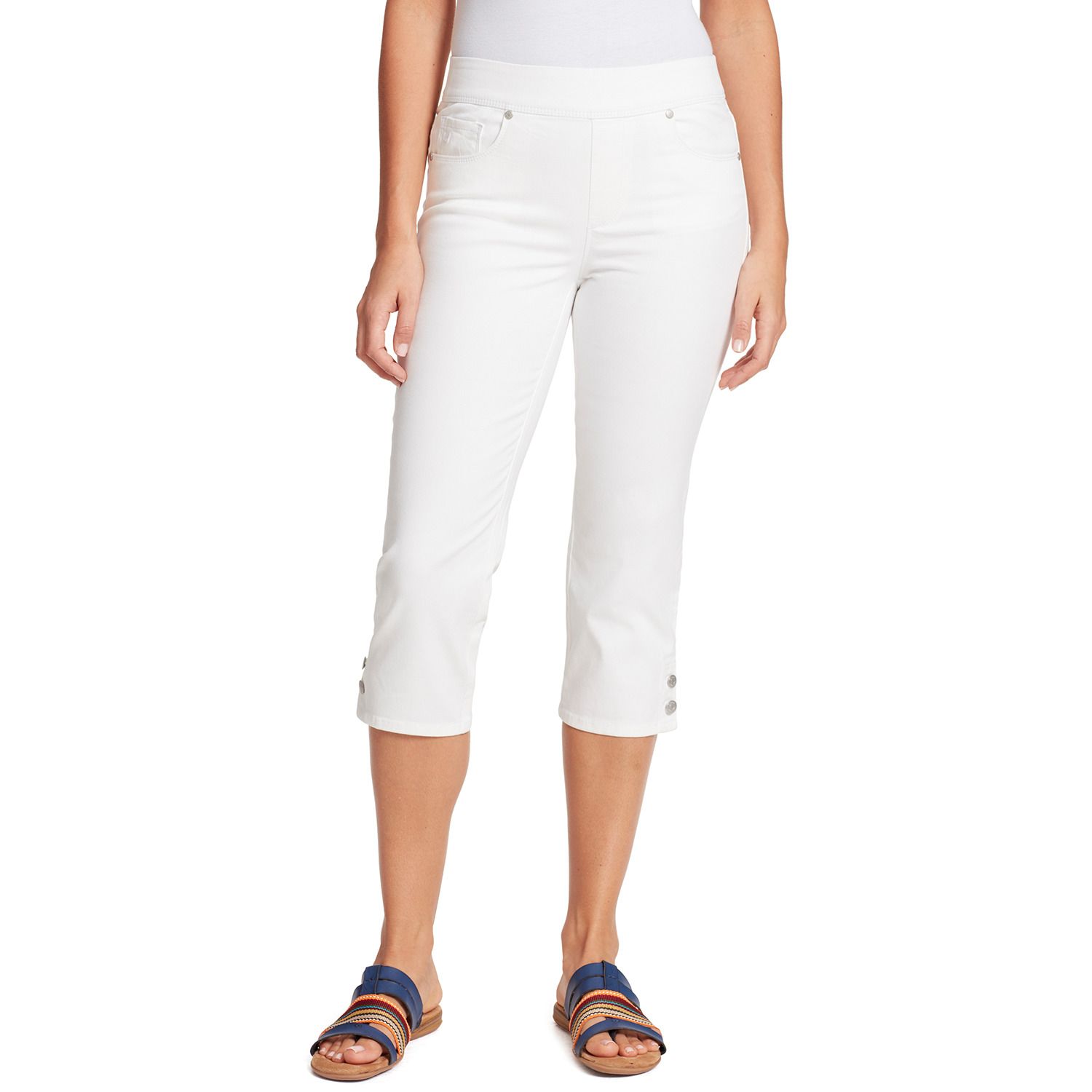 gloria vanderbilt pull on capris