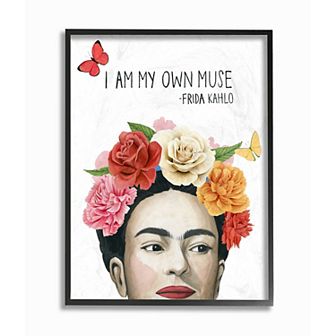 Stupell Home Decor My Own Muse Frida's Flowers Framed Wall Art