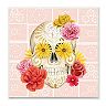 Stupell Home Decor Floral Festival Skull Wall Plaque Art