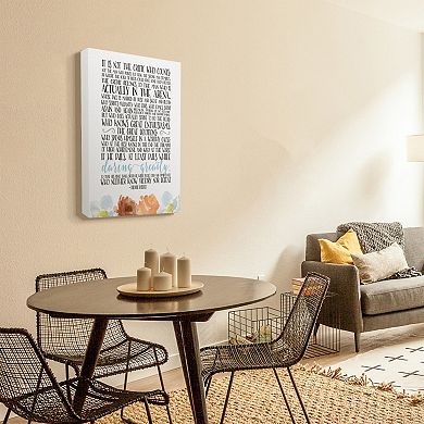 Stupell Home Decor It Is Not The Critic Who Counts Roosevelt Canvas Wall Art