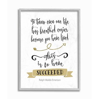 Stupell Home Decor To Make One Life Breathe Easier Emerson Framed Wall Art