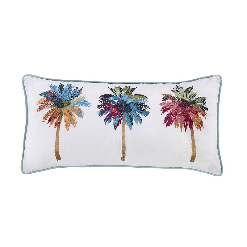 Donna Sharp Palm Tree Throw Pillow, Multicolor, Fits All