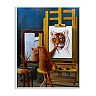 Stupell Home Decor Cat Confidence Self Portrait Wall Plaque Art