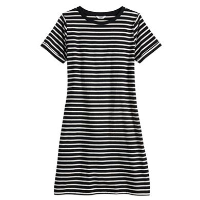 Women's Sonoma Goods For Life® Rolled-Sleeve T-Shirt Dress