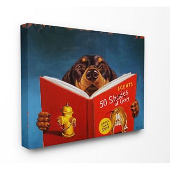 Stupell Home Decor Daschund Scents Canvas Wall Art