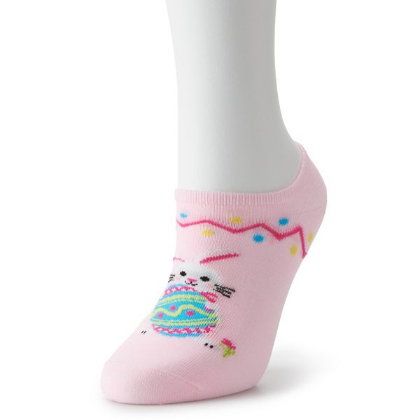 Women's Novelty Easter NoShow Socks