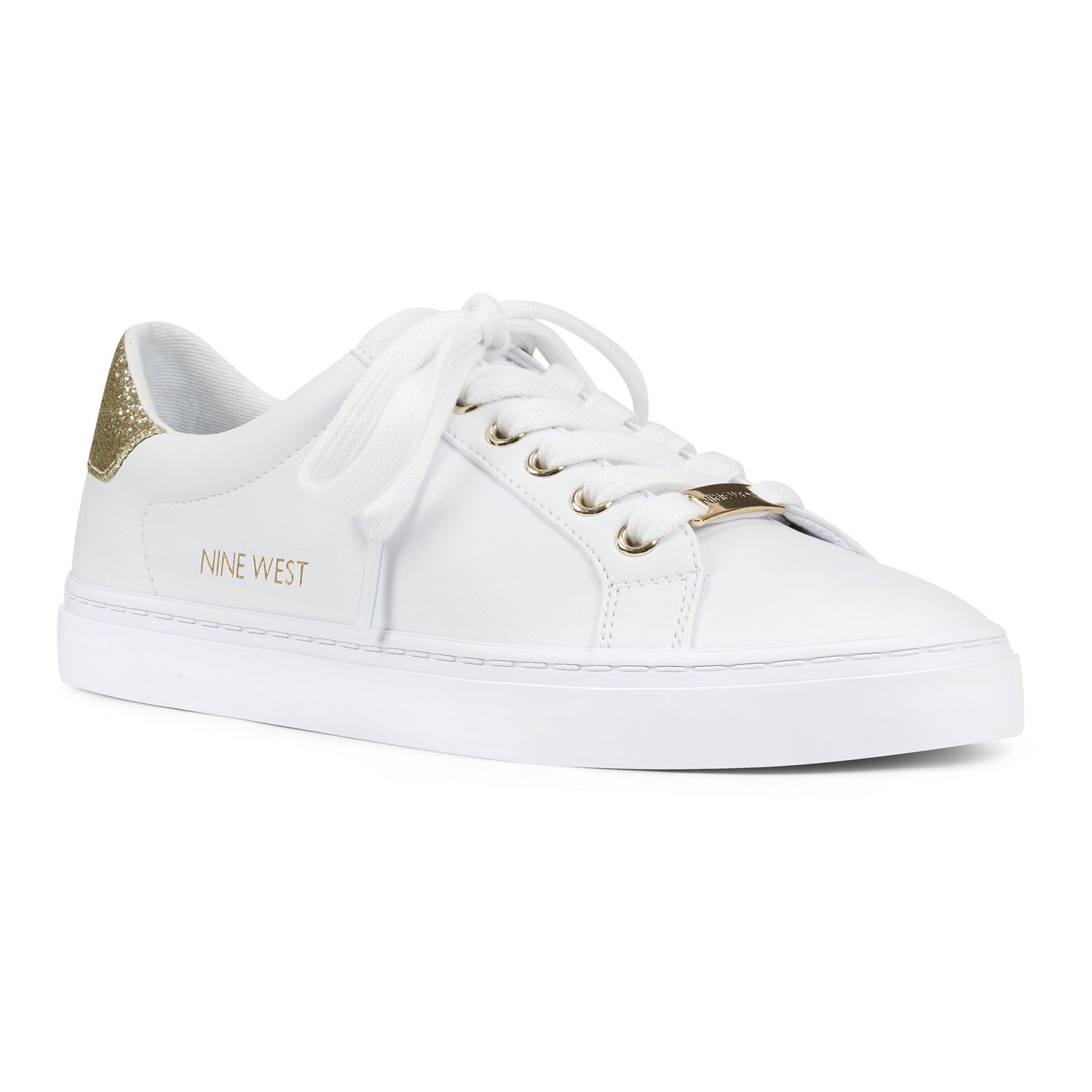 nine west black and white shoes