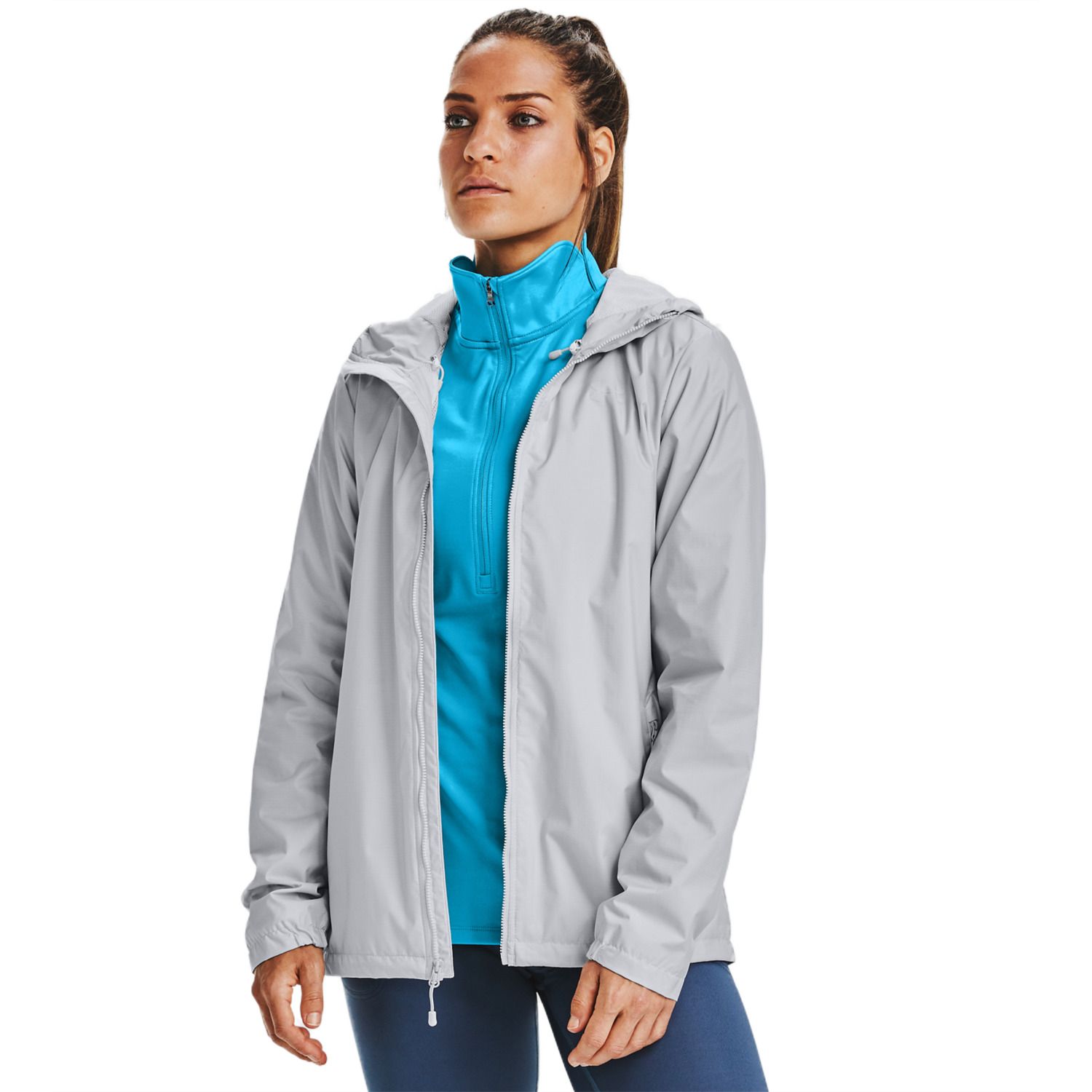 women's under armour hooded rain jacket