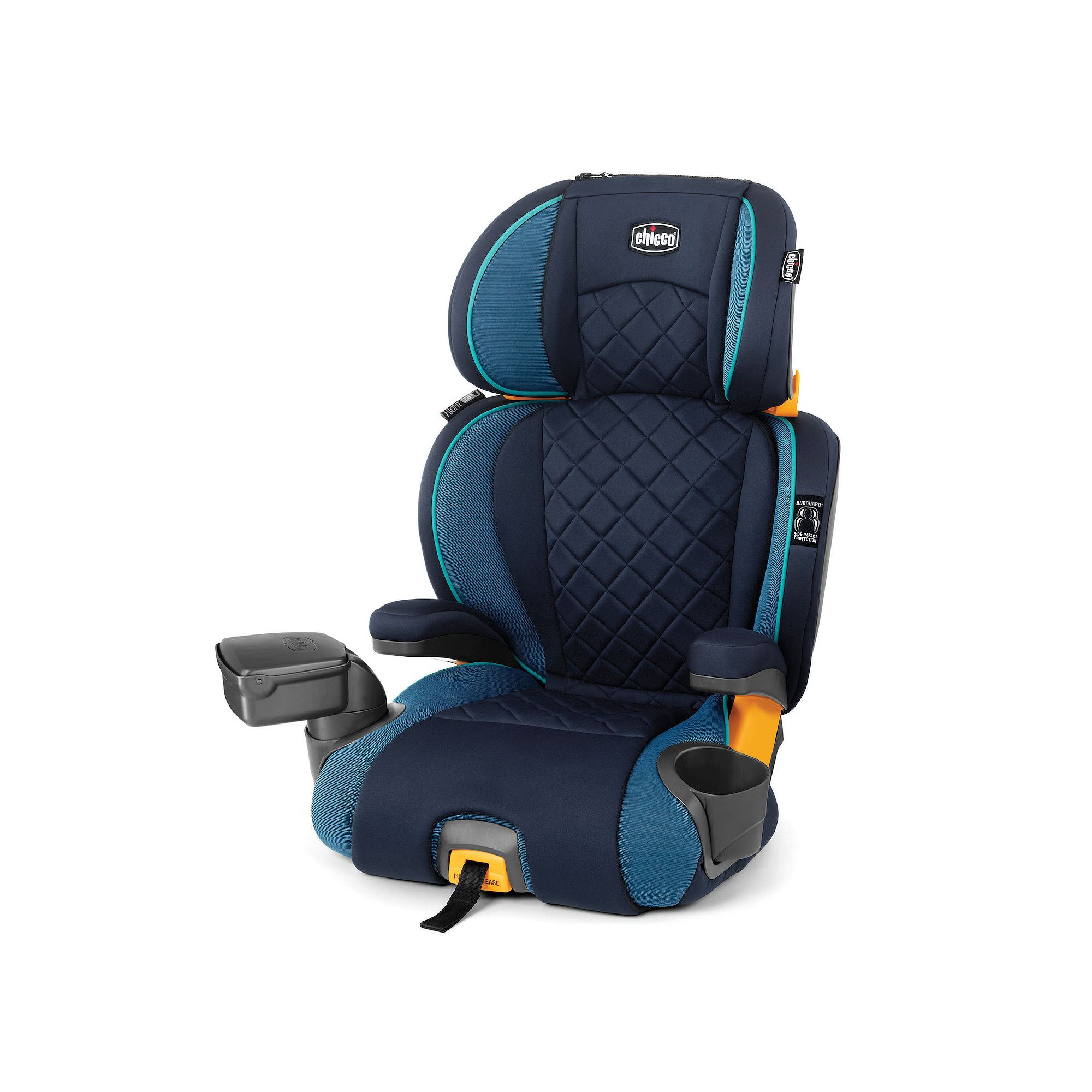 Chicco KidFit Zip Plus 2-in-1 Belt Positioning Booster Car Seat, Seascape