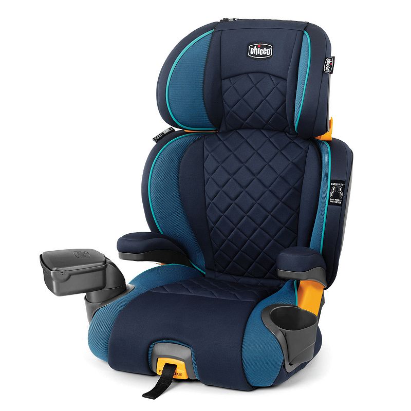 Chicco KidFit Zip Air 2-in-1 Belt Positioning Booster Car Seat, Blue