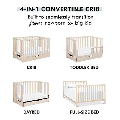 Carter's By DaVinci Colby 4-in-1 Convertible Crib with Trundle Drawer
