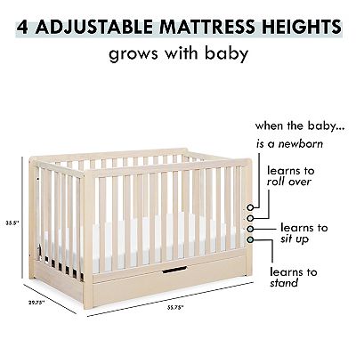 Carter's 4 in 1 convertible crib clearance